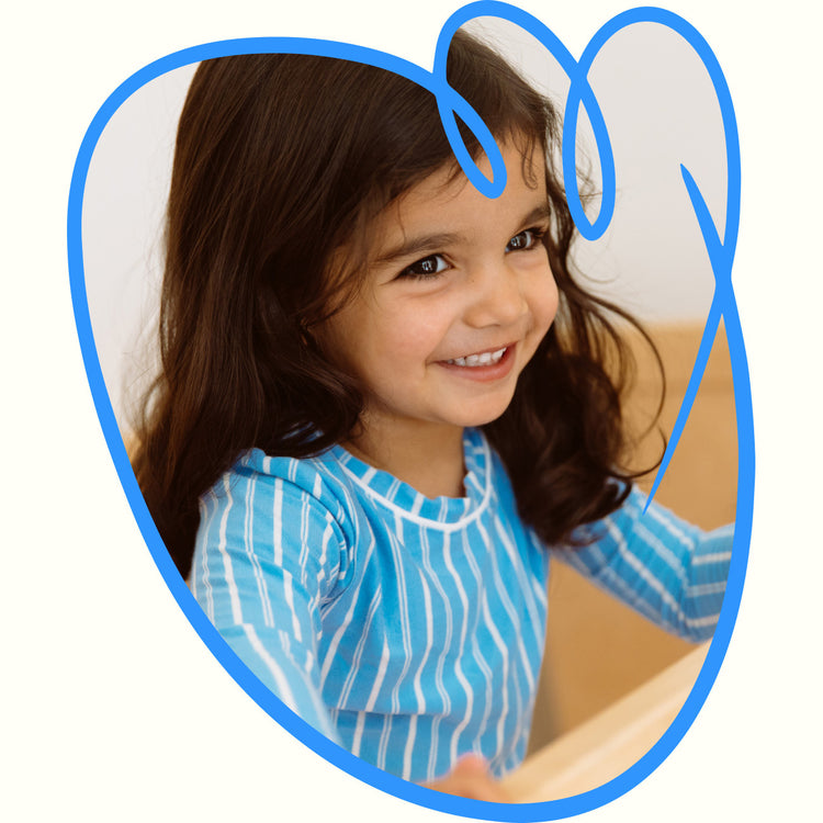 Girl smiling