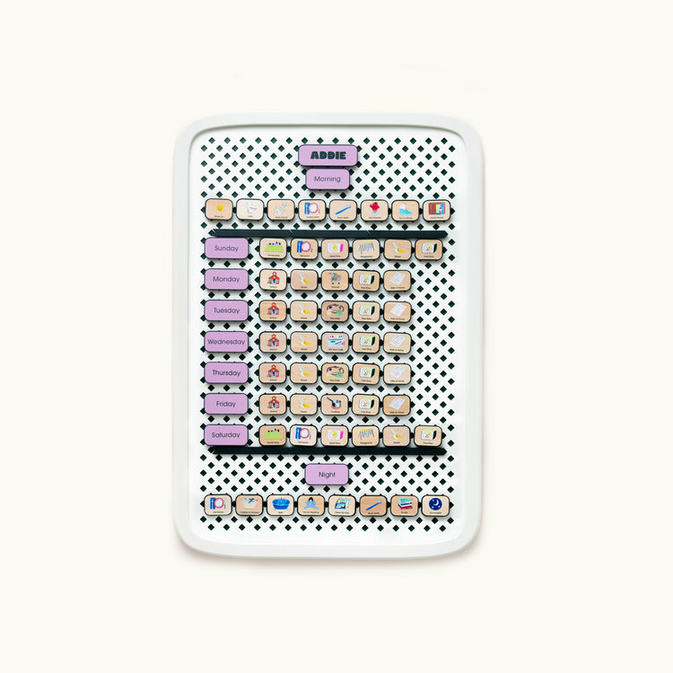 Springboard Visual Weekly Routine Chart for Kids | Charmspring ...
