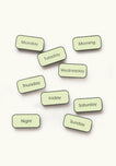 Charmspring Layout Tiles in Green