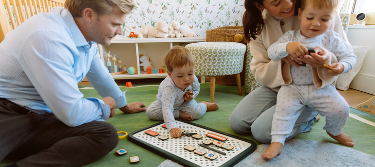 Family using Small Sprinboard