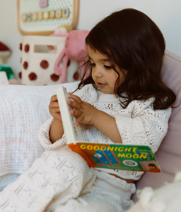 Girl reading a book